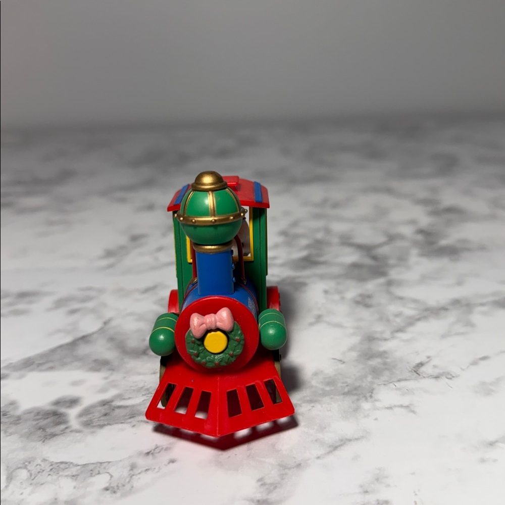 Colorful Train with Mouse Engineer Ornament - Picture 5 of 11
